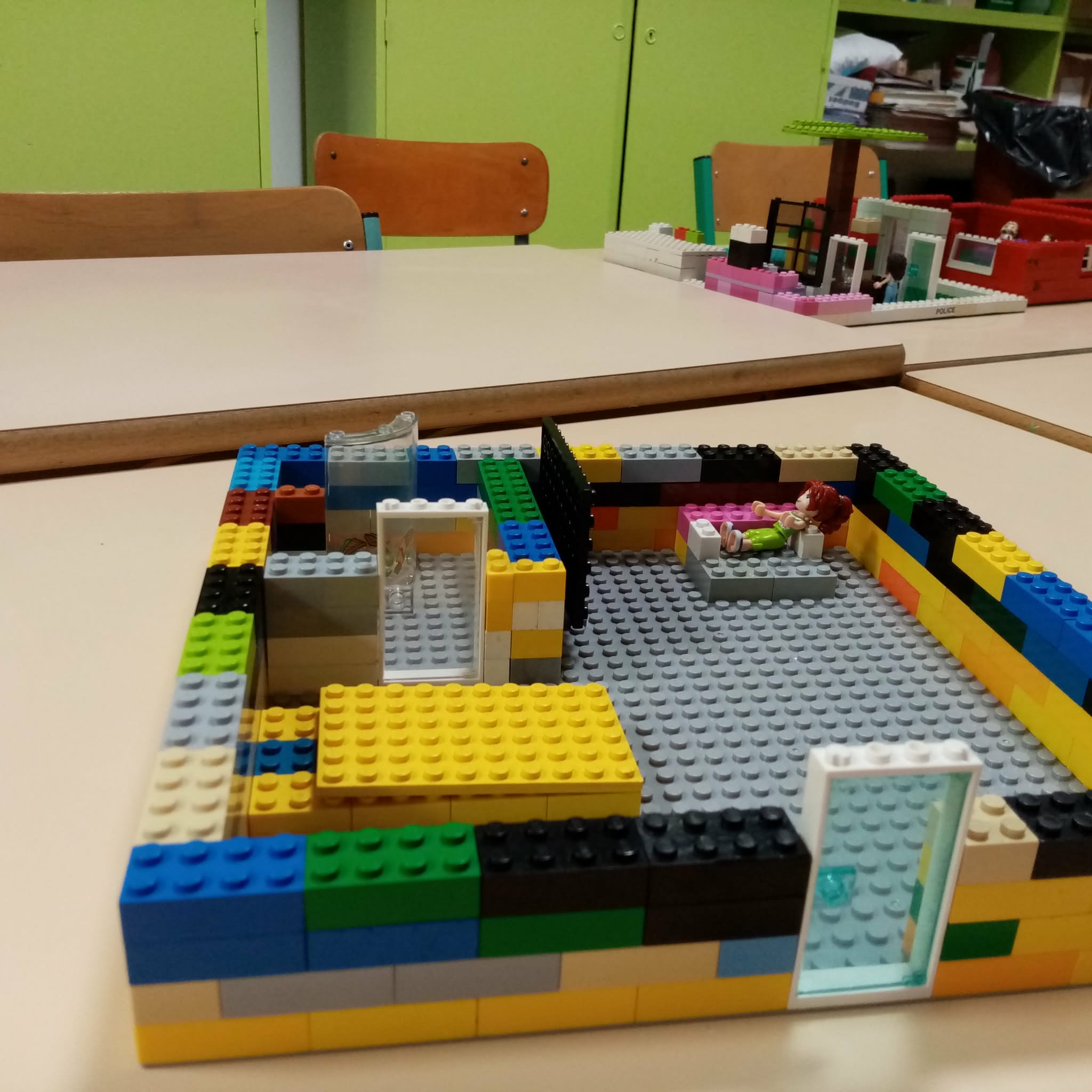 école de la Chattieère avec les C.M.1 C.M.2 atelier 2